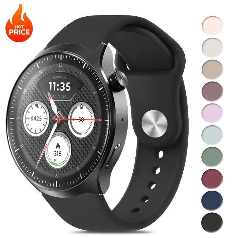 Motorola Smartwatch Accessories - 20 мм, 22 мм, ремешок для
