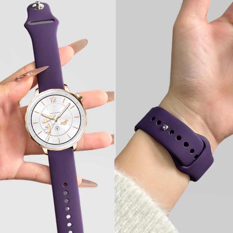Силиконовый ремешок 18 мм для  – обзор и цена Fossil Smartwatch Accessories