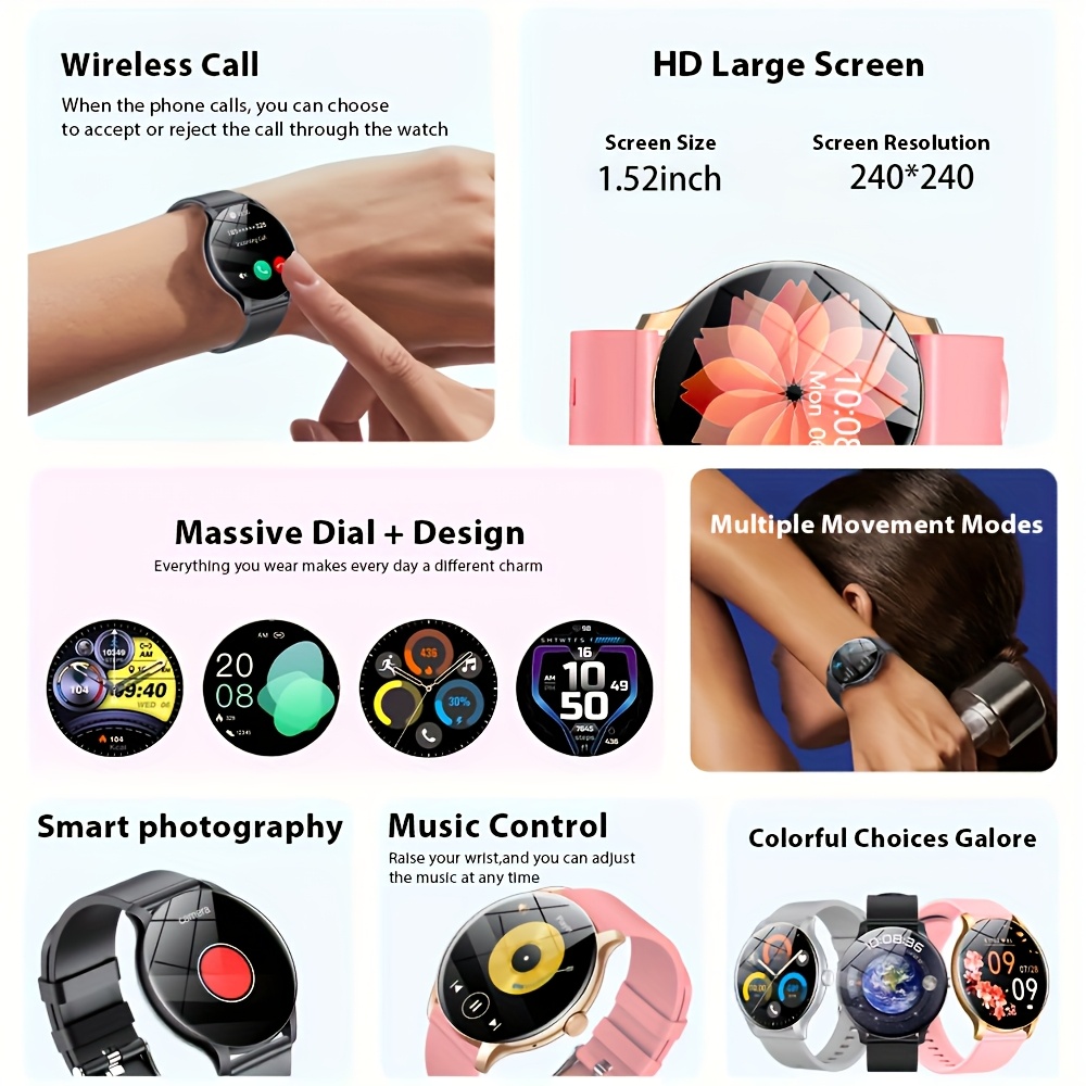 Умные часы LAXASFIT 2026 с 1,5 – обзор и цена Smartwatch Custom