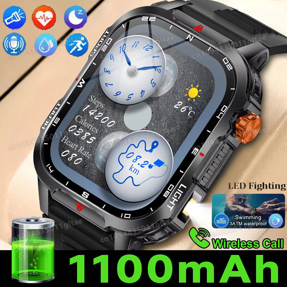 Военные умные часы для активно – обзор и цена Smartwatch Custom