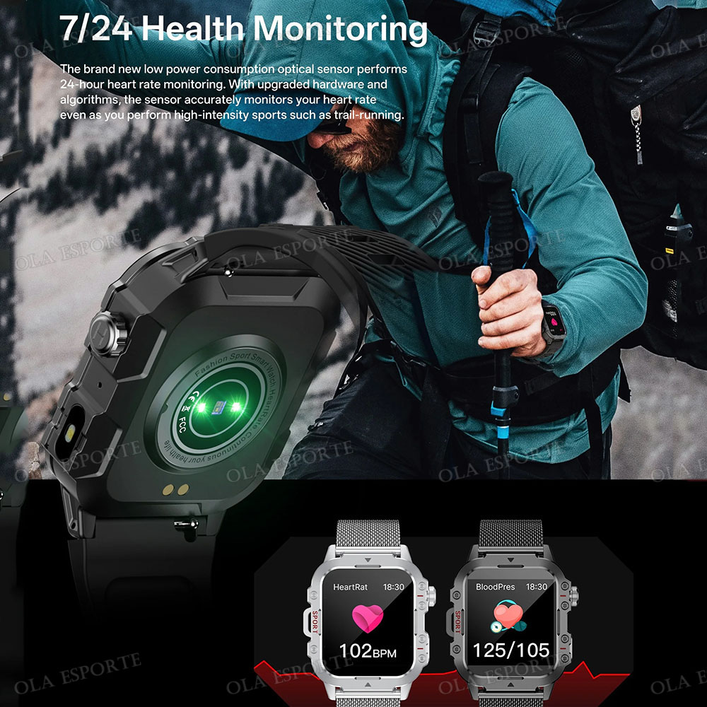 Военные умные часы для активно – обзор и цена Smartwatch Custom