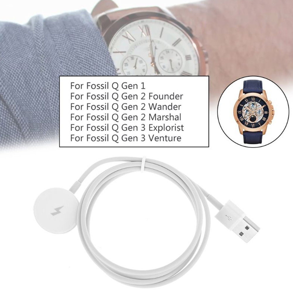 1-метровый магнитный зарядный  – обзор и цена Fossil Smartwatch Accessories