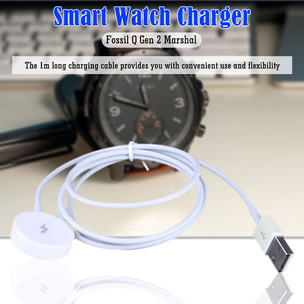 Магнитное зарядное устройство  – обзор и цена Fossil Smartwatch Accessories