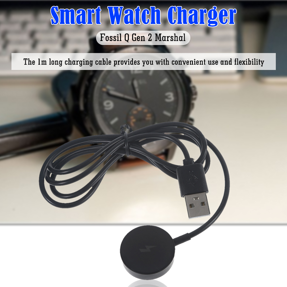 Магнитное зарядное устройство  – обзор и цена Fossil Smartwatch Accessories